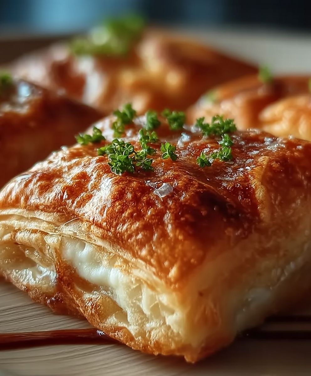 Frühstücks Auflauf mit Croissants