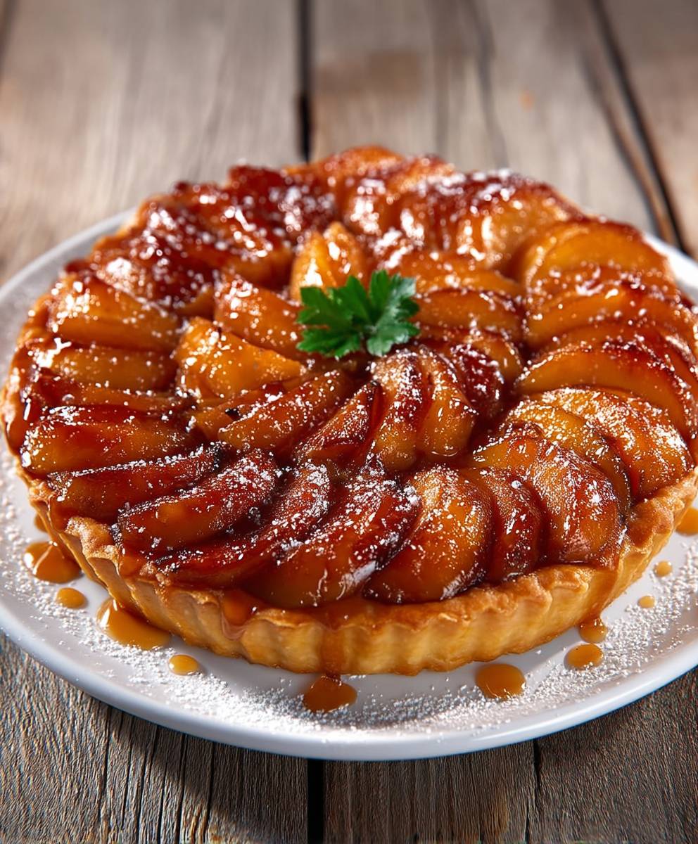 Apfeltarte mit Calvados backen