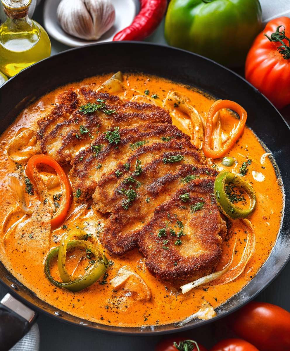 Paprika Sahne Schnitzel