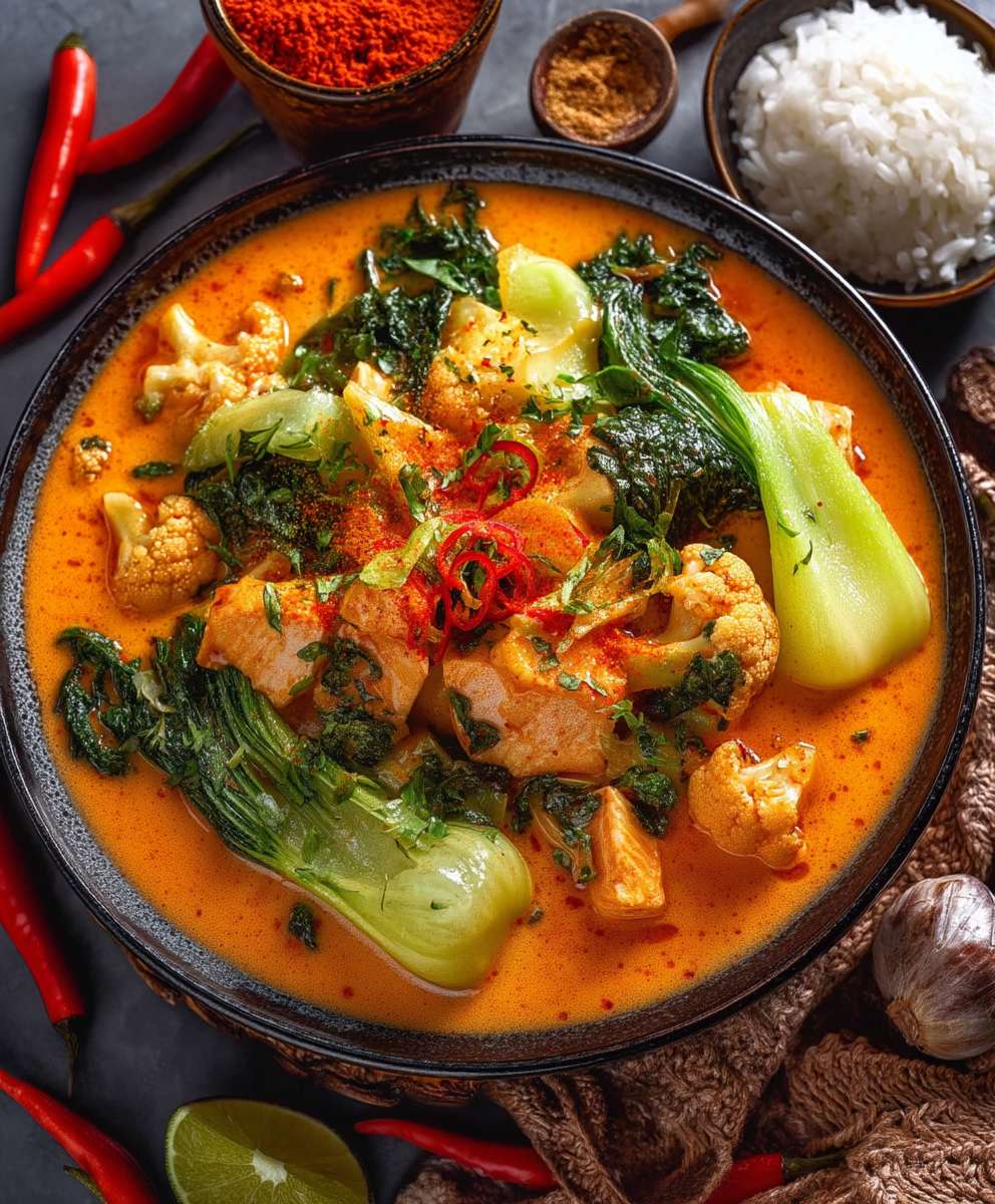 Blumenkohl Hähnchen Curry