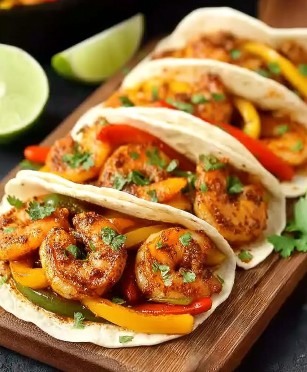 Garnelen Fajitas Zubereitung
