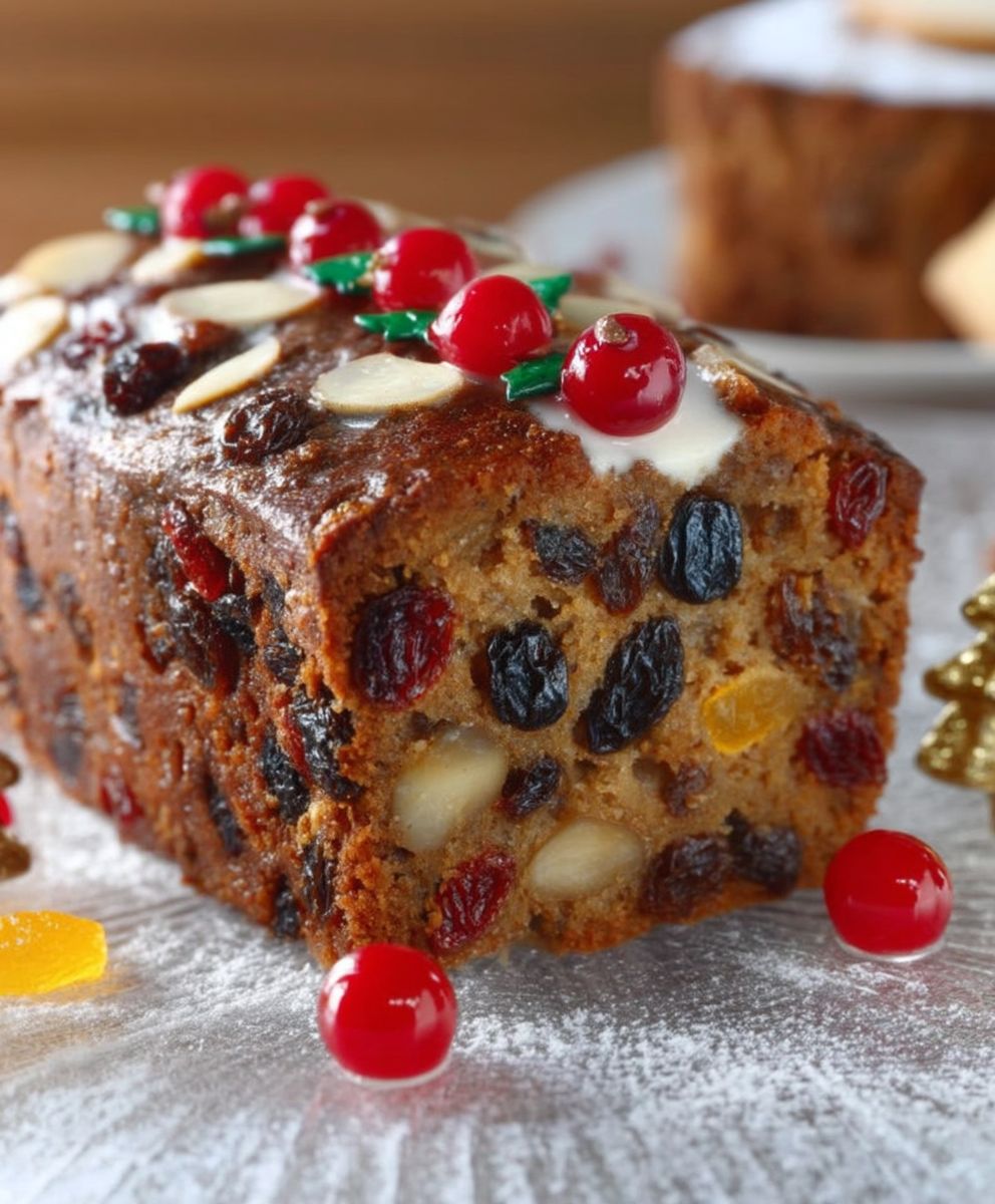 Weihnachtskuchen Trockenfrüchte backen