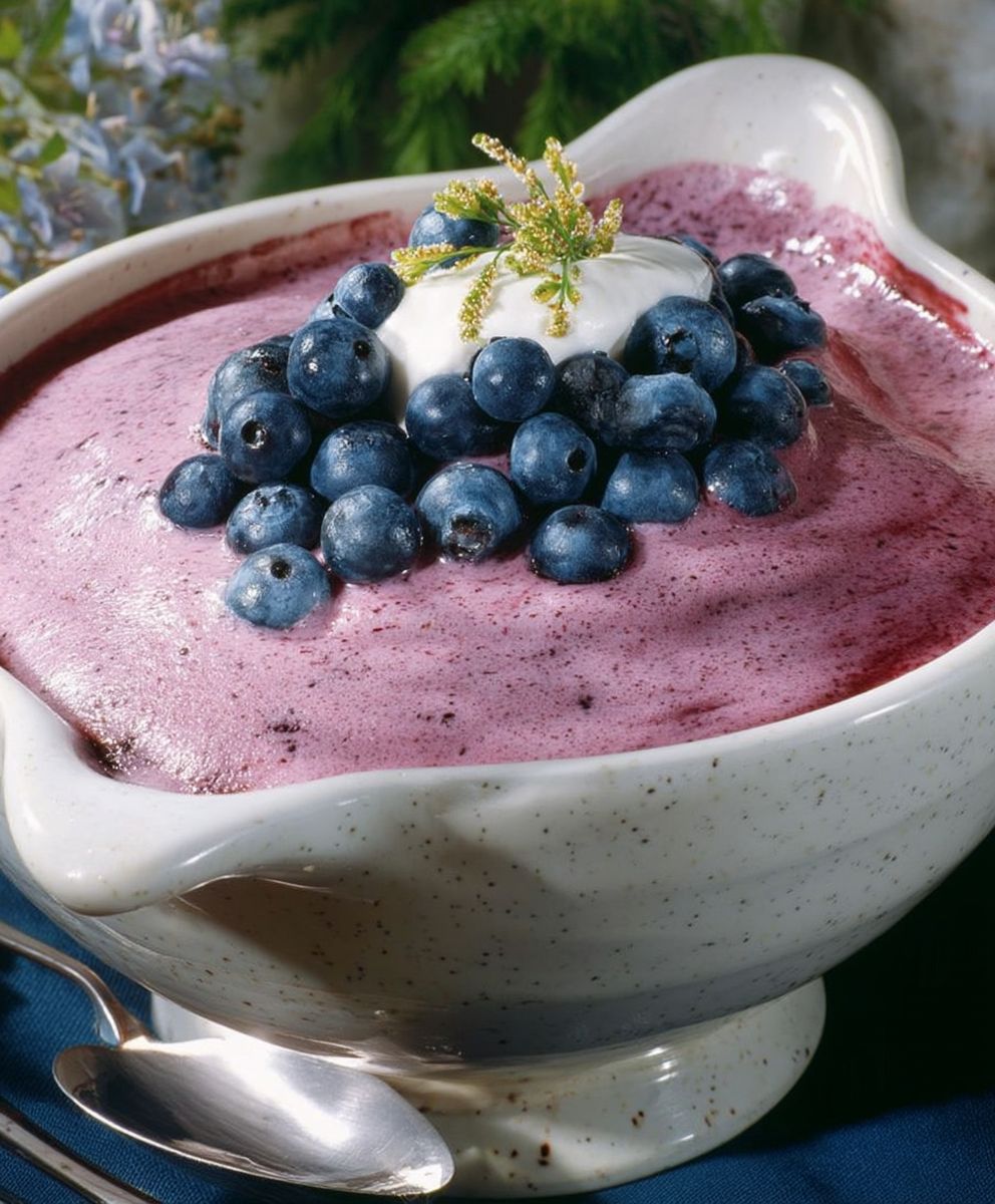 Blaubeer Joghurtcreme selber machen