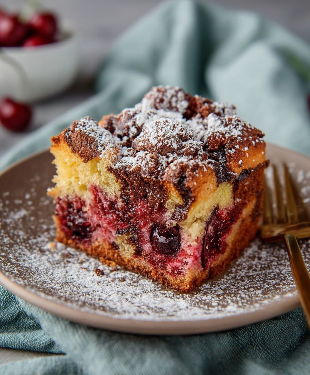 Marmorkuchen Kirschen Blech saftig