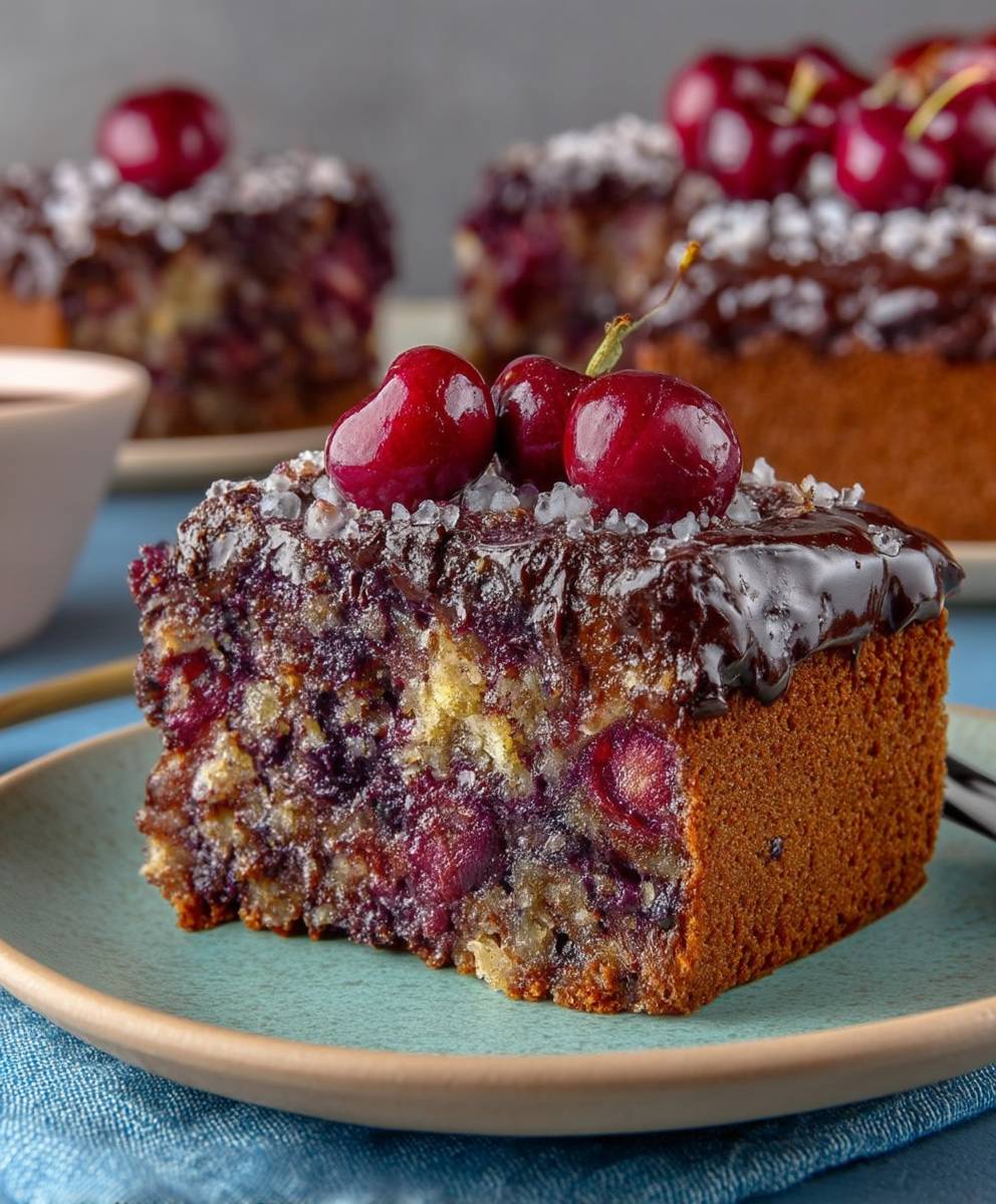 Ameisenkuchen mit Kirschen backen