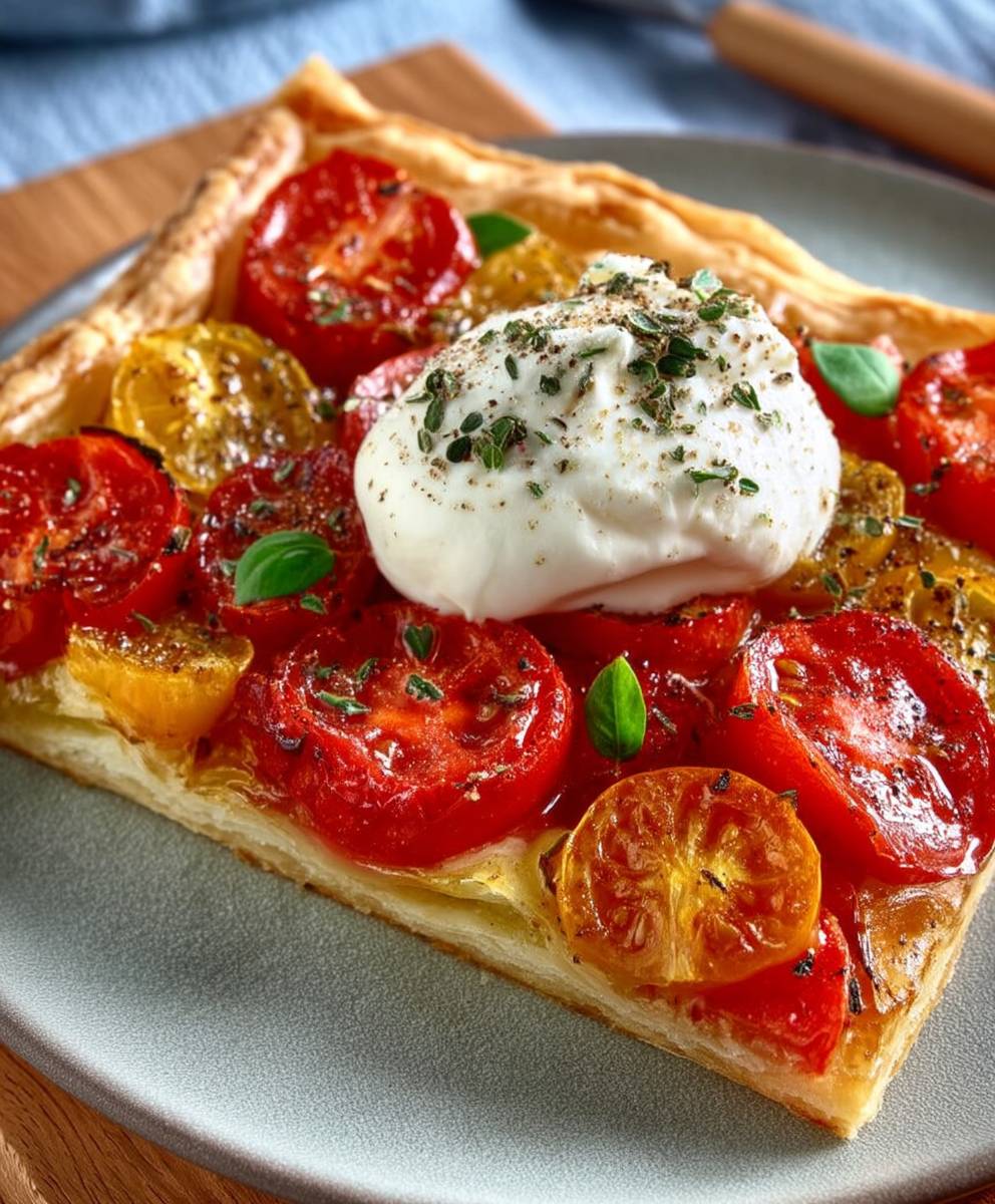 Blätterteig Tarte Tomaten einfach