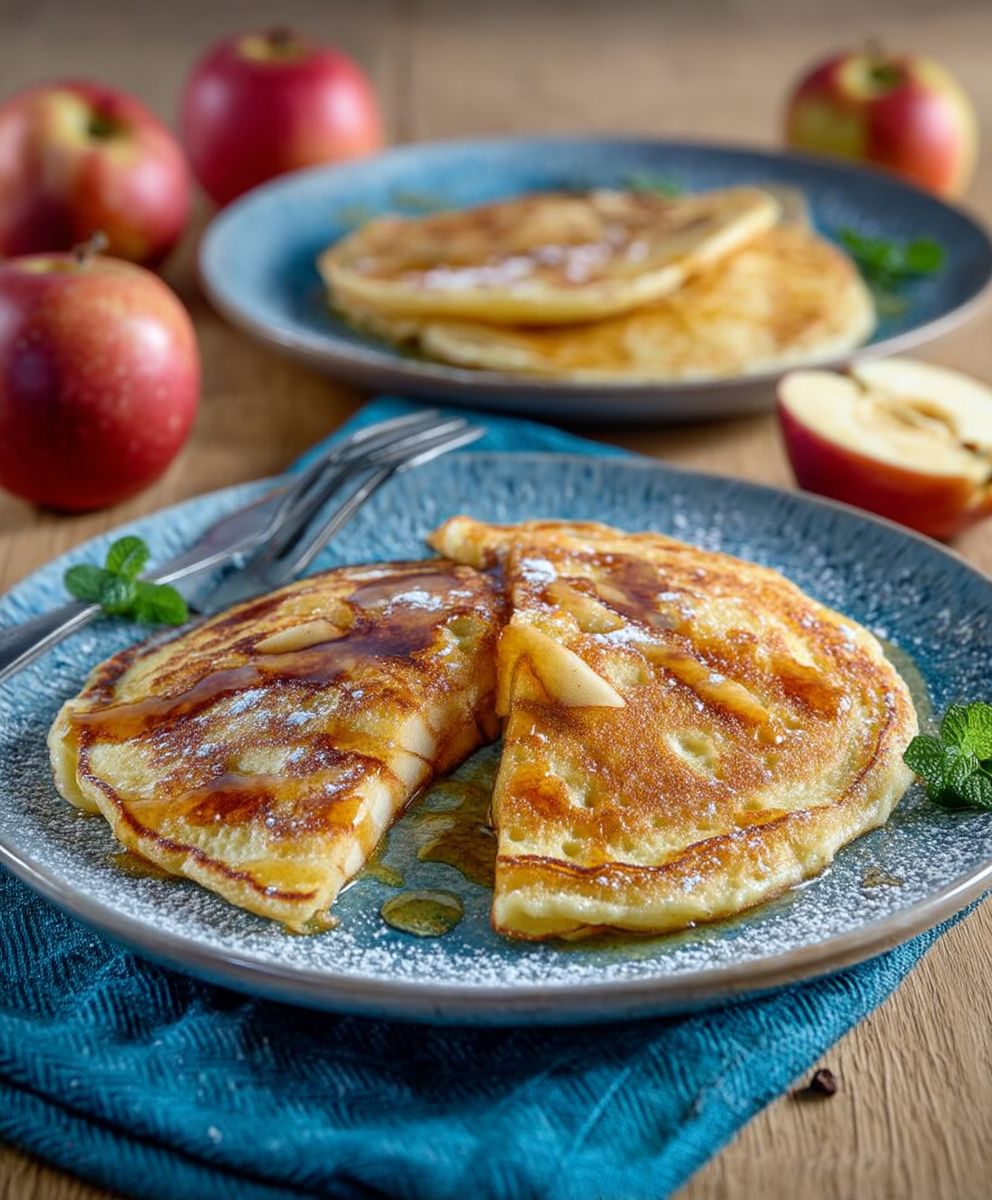 Apfelpfannkuchen Omas Art
