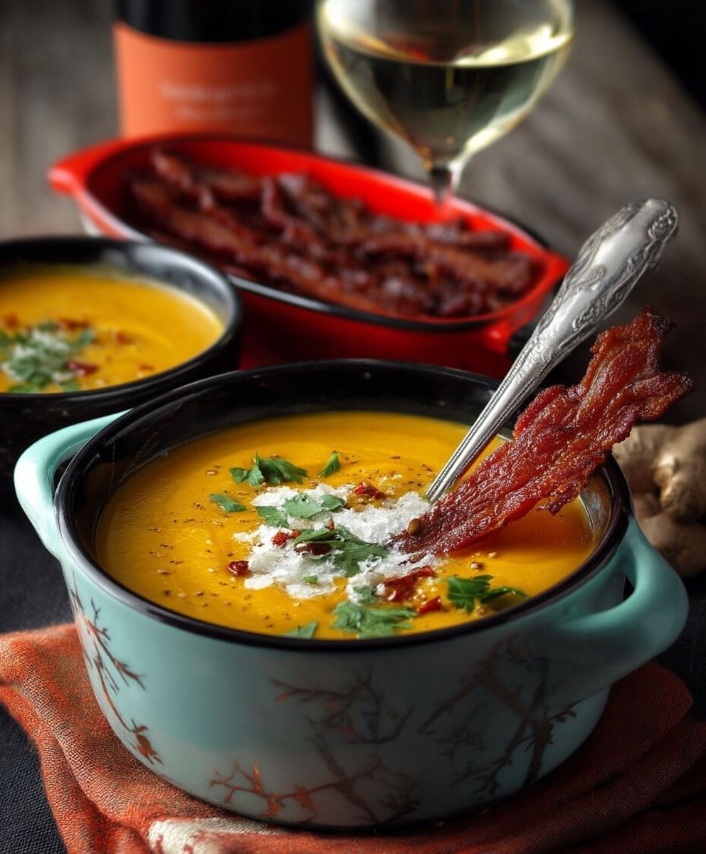 Ingwer Karotten Suppe Winter