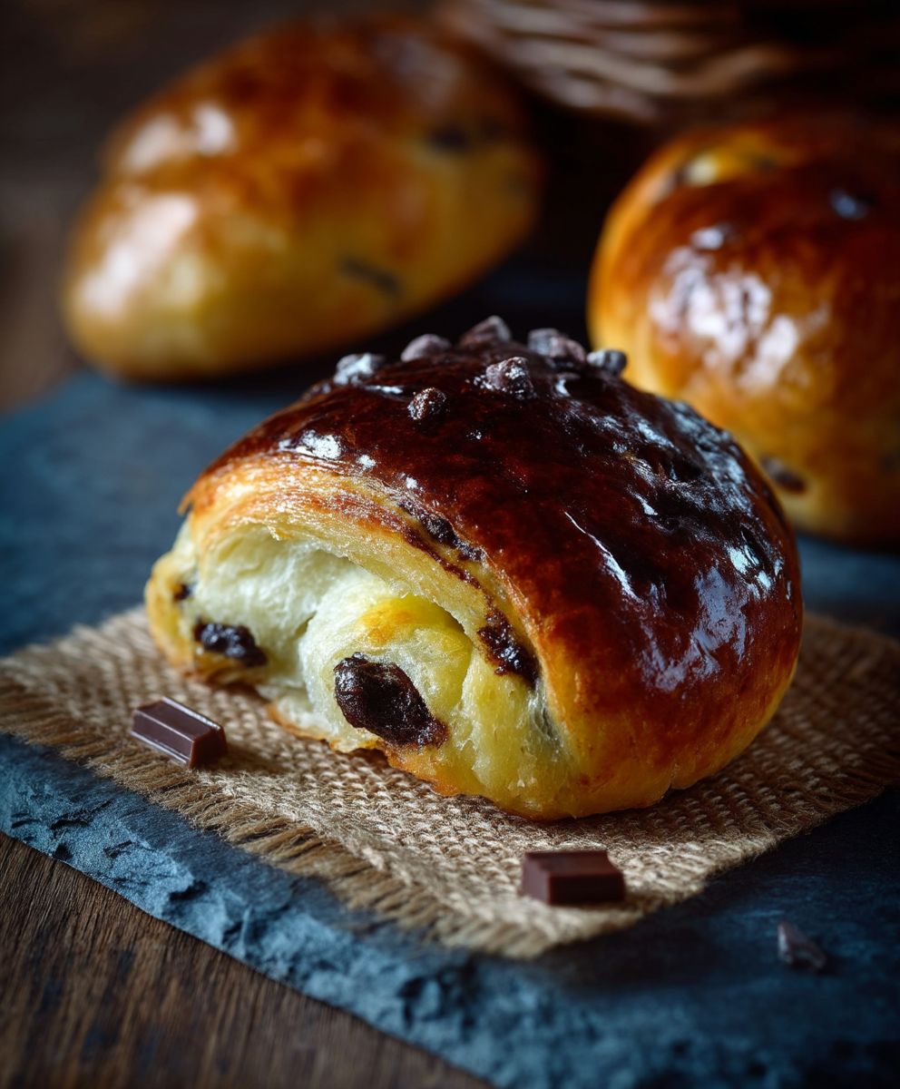 Pain au Chocolat backen