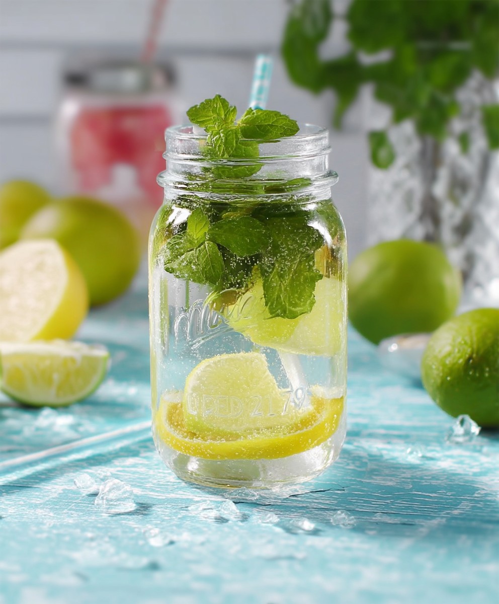 Magnesium Drink Minze Limette