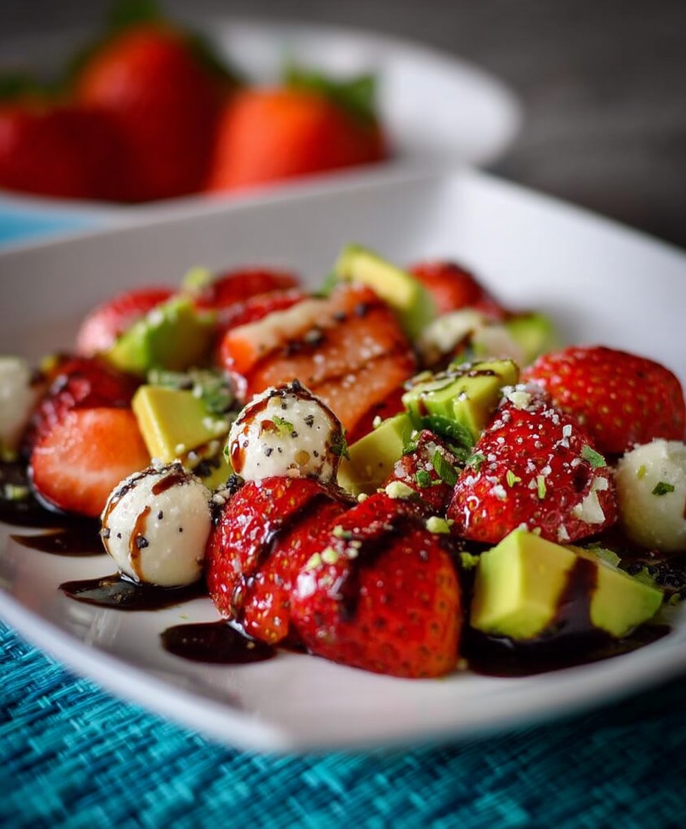 Erdbeer Avocado Salat
