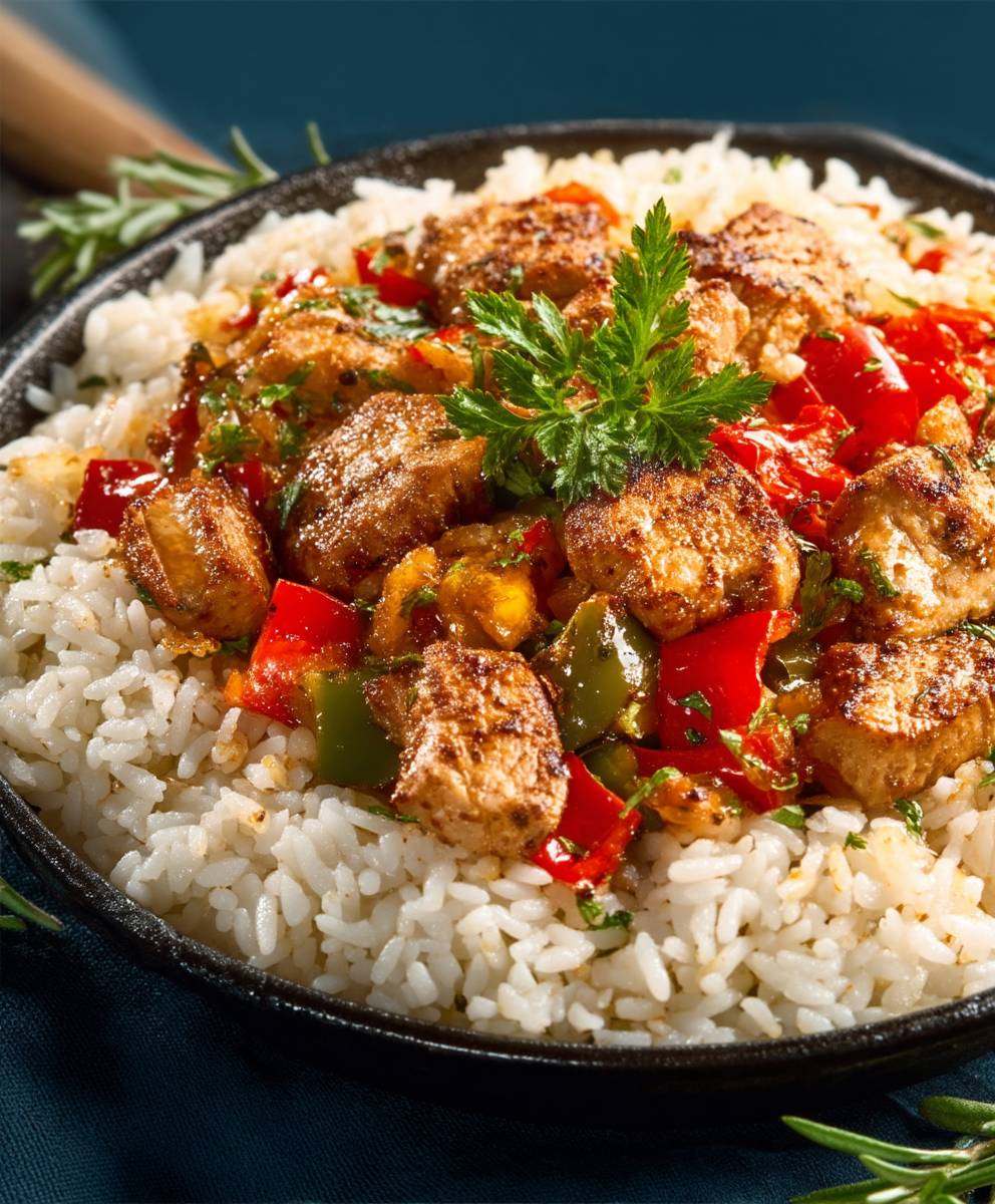 Serbisches Reisfleisch zubereiten