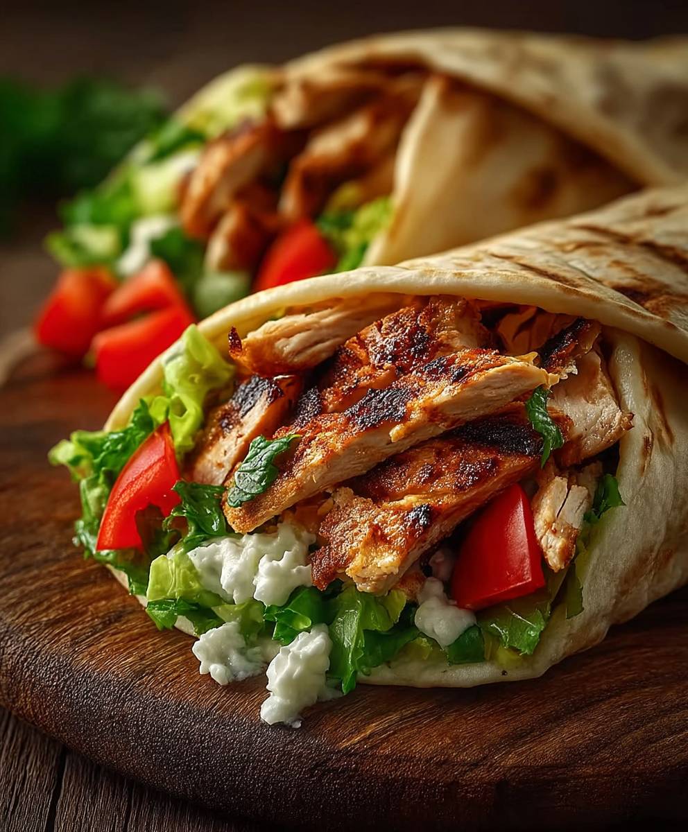 Hähnchen Shawarma selber machen