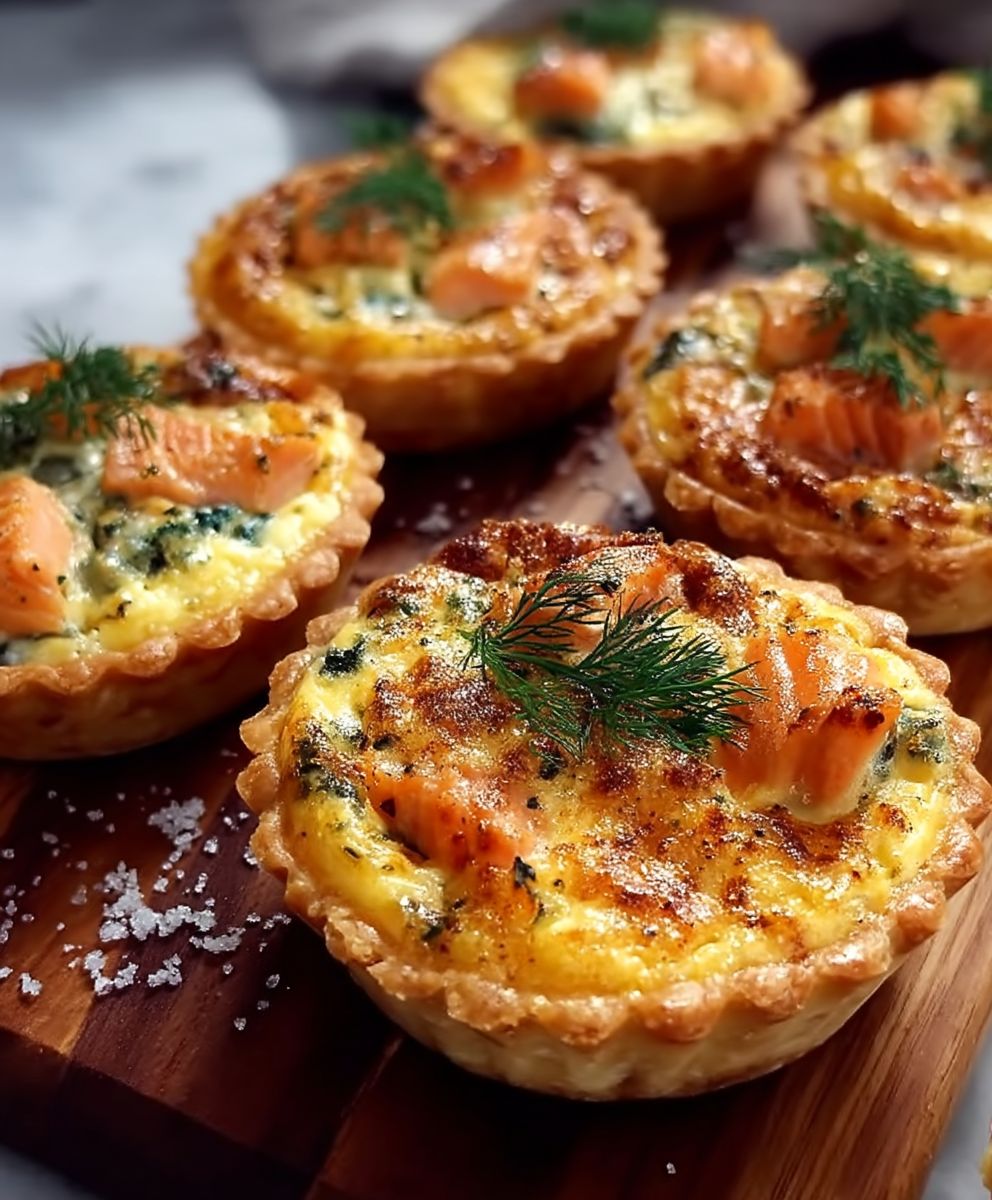 Lachs Quiche Mini