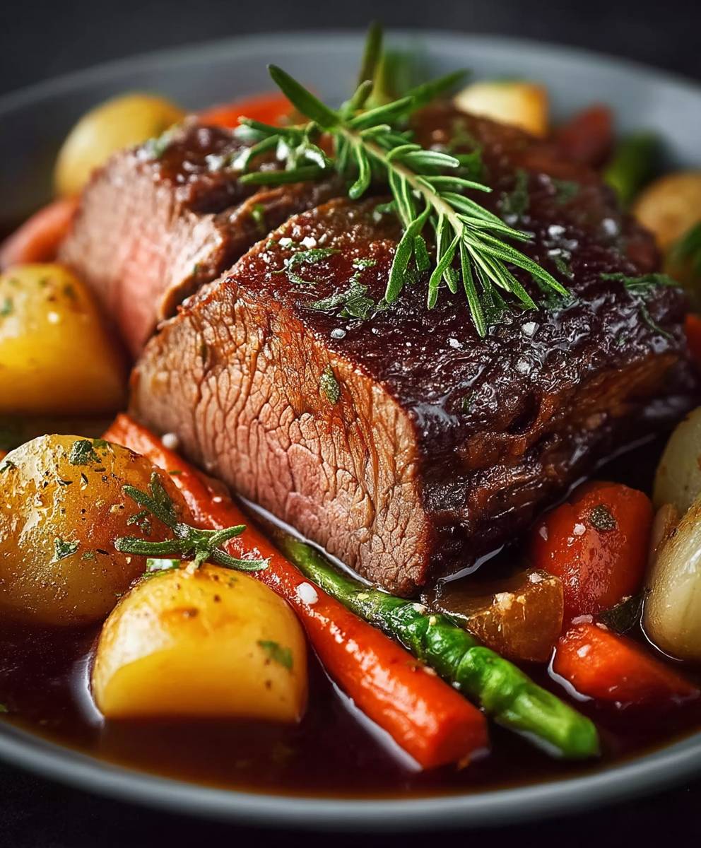 Rinderbraten mit Schmorgemüse