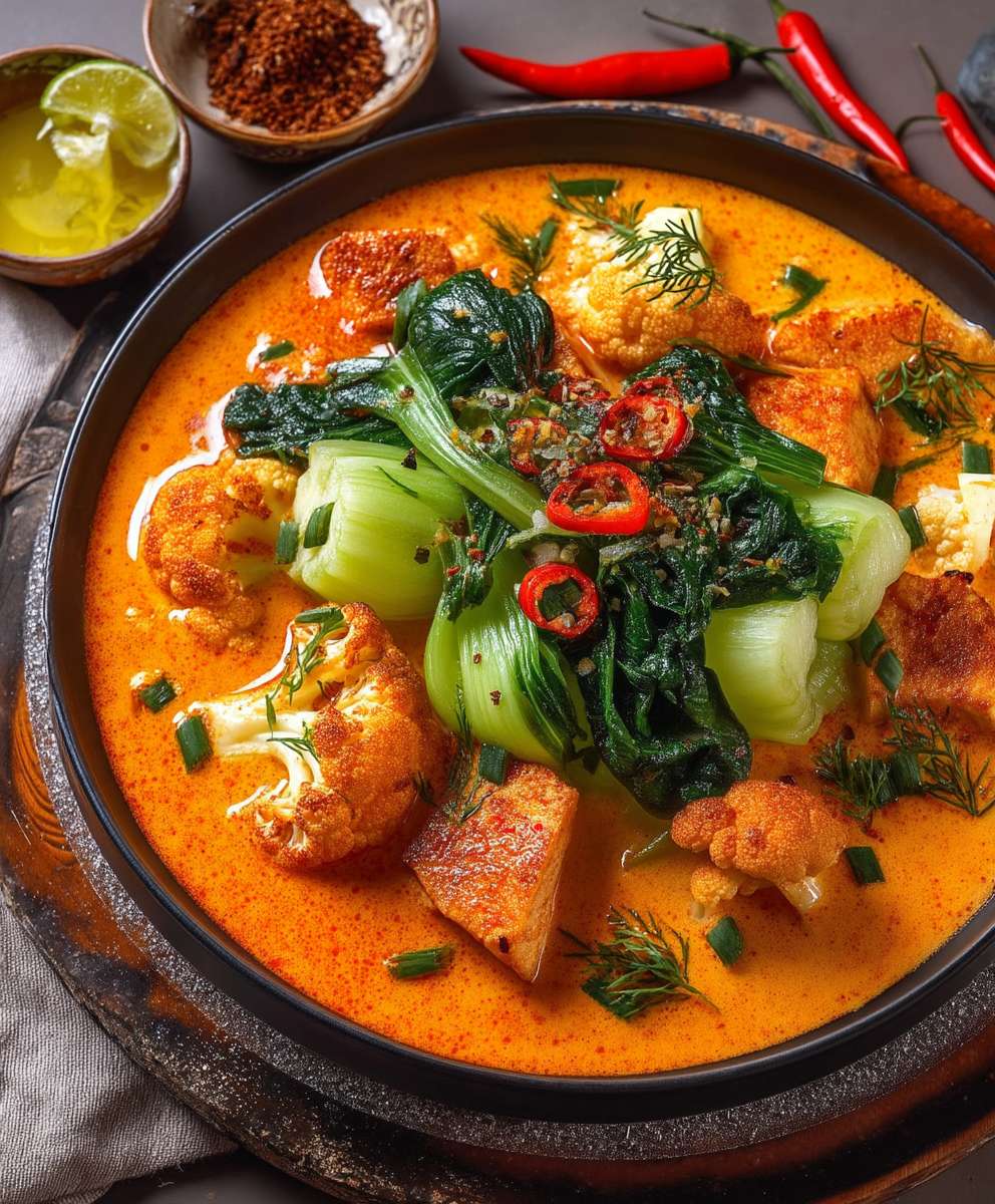 Blumenkohl Hähnchen Curry