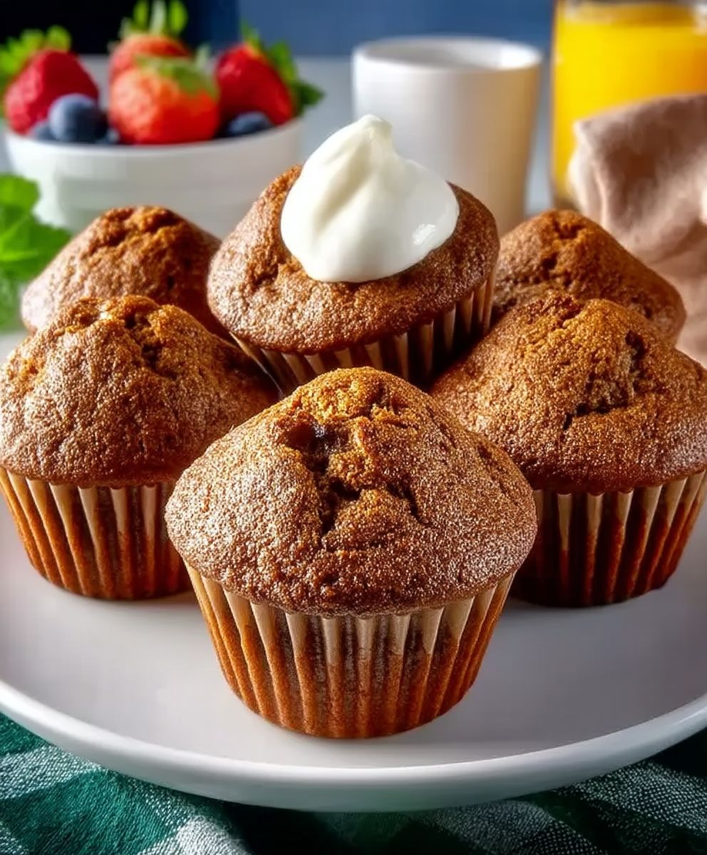 Kleie Muffins backen