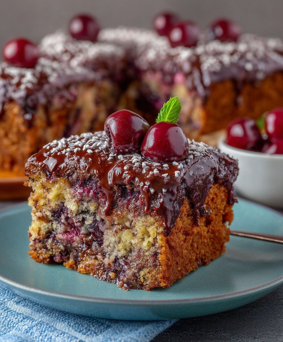 Ameisenkuchen mit Kirschen backen
