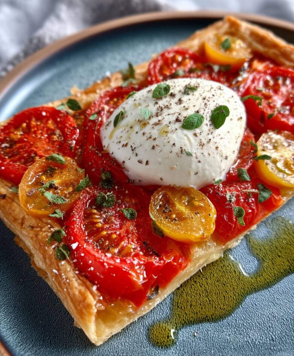 Blätterteig Tarte Tomaten einfach