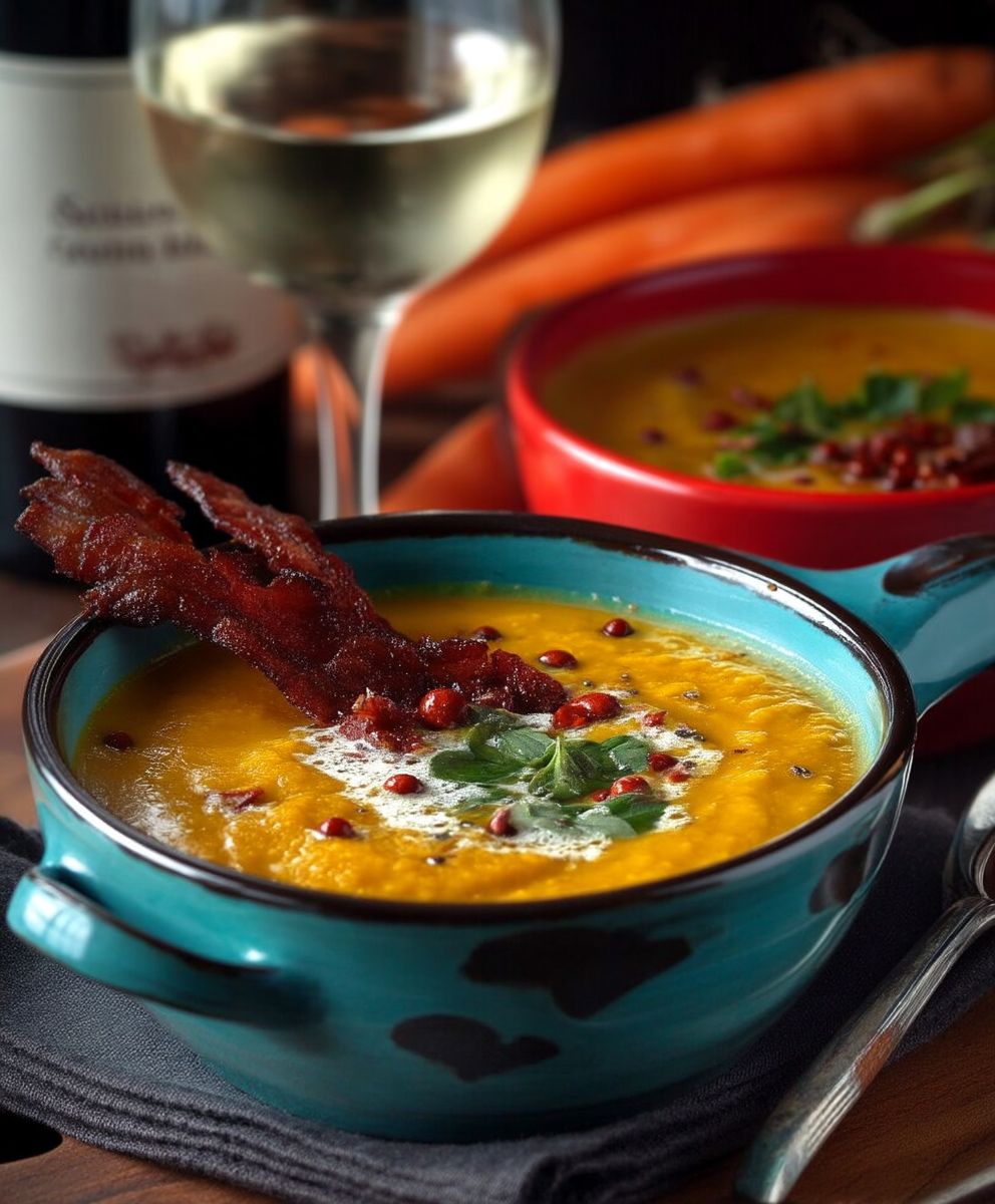 Ingwer Karotten Suppe Winter