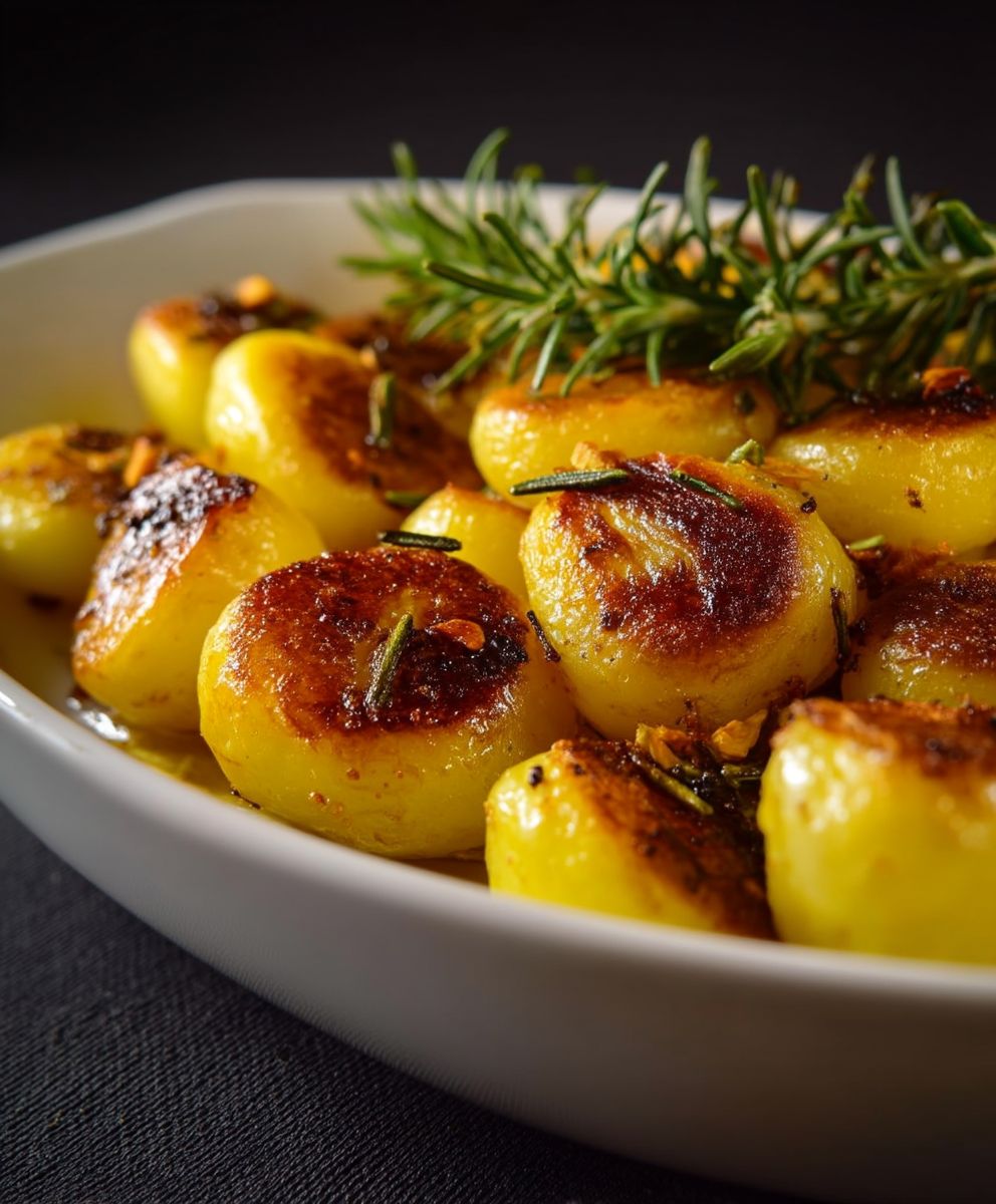 Rosmarinkartoffeln knusprig und rund