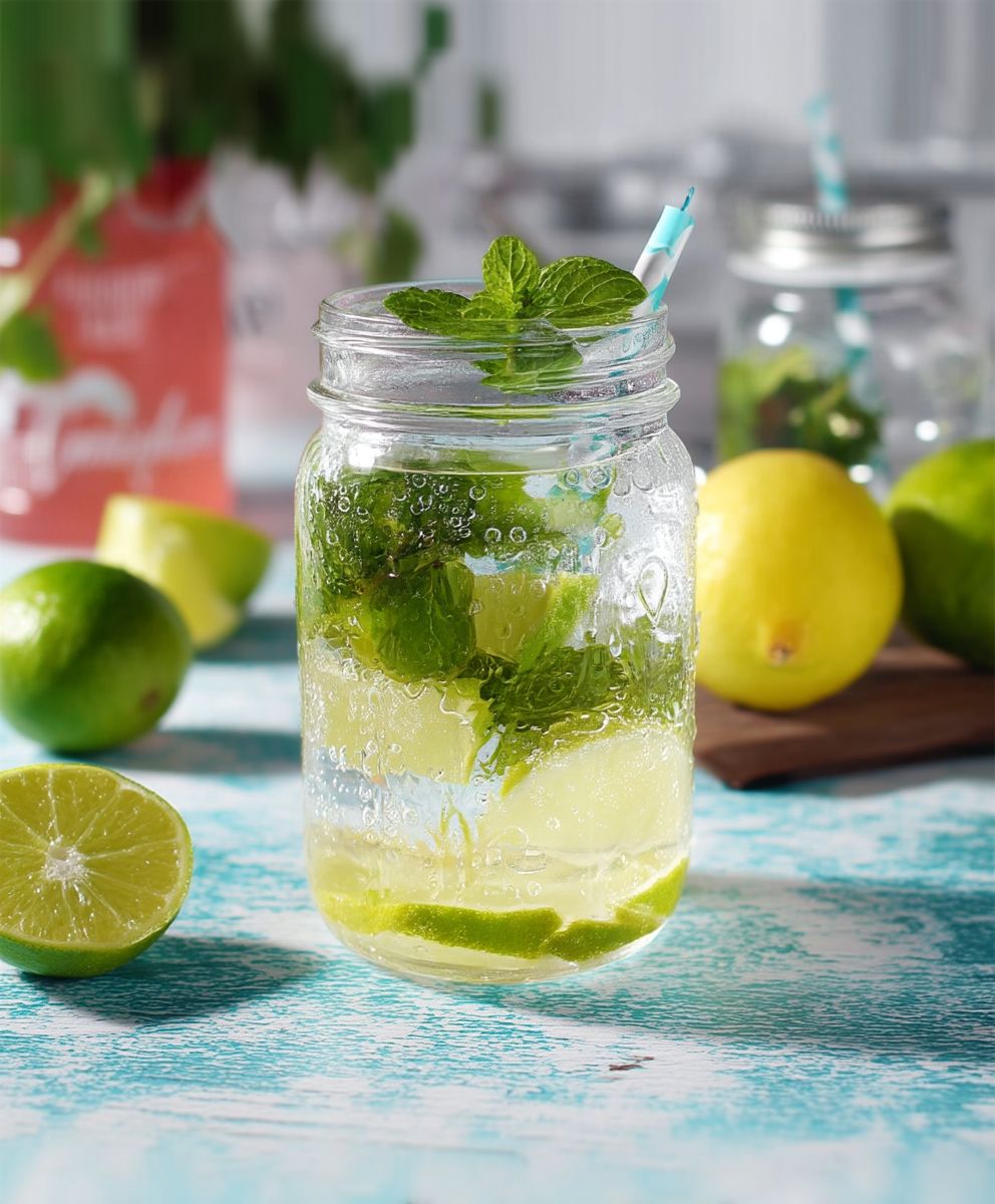 Magnesium Drink Minze Limette