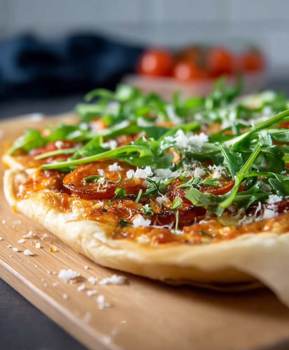 Dinkel Pizzateig knusprig dünn