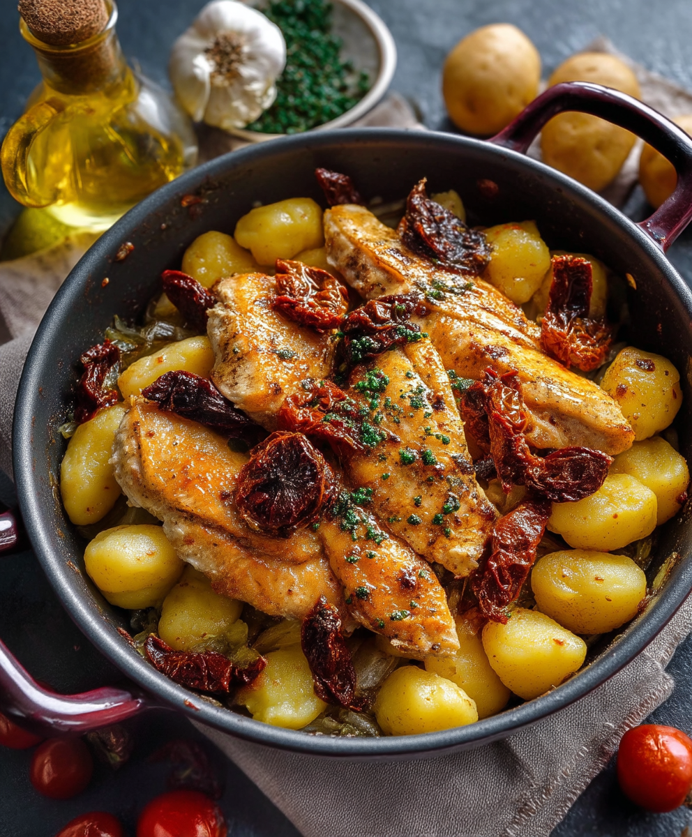 Hähnchen Gnocchi One Pot