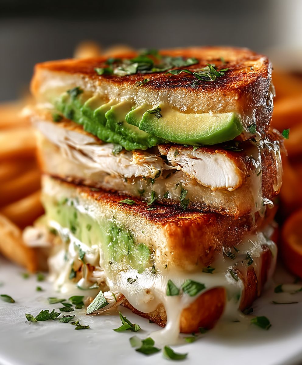 Hähnchen Avocado Sandwich