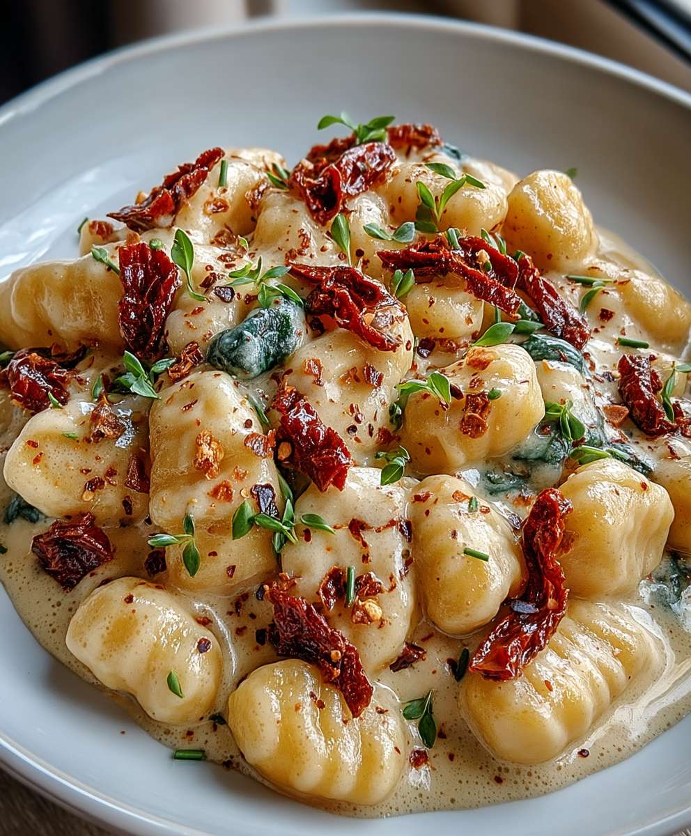 Gnocchi mit sonnengetrockneten Tomaten