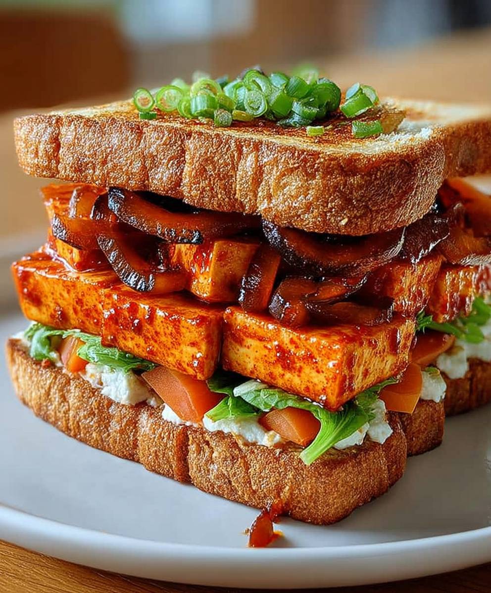 Gochujang Tofu Sandwich