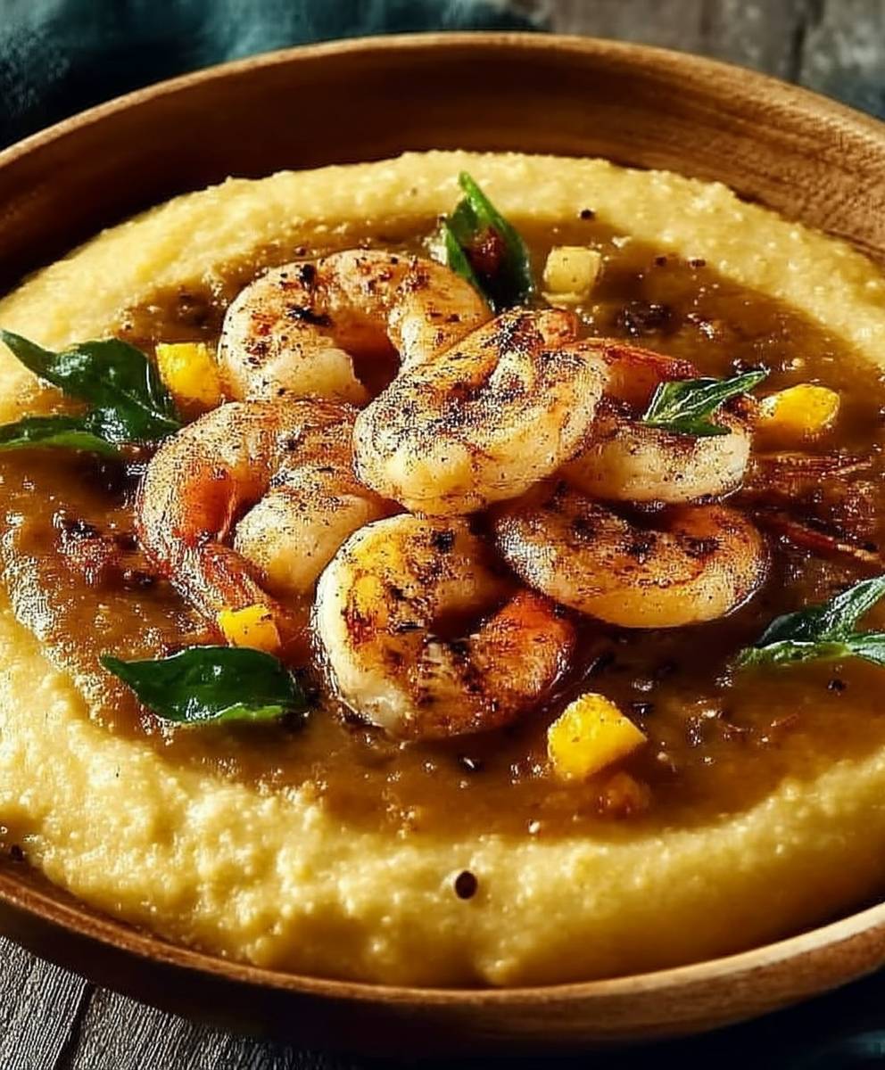 Lowcountry Garnelen Maisgrütze