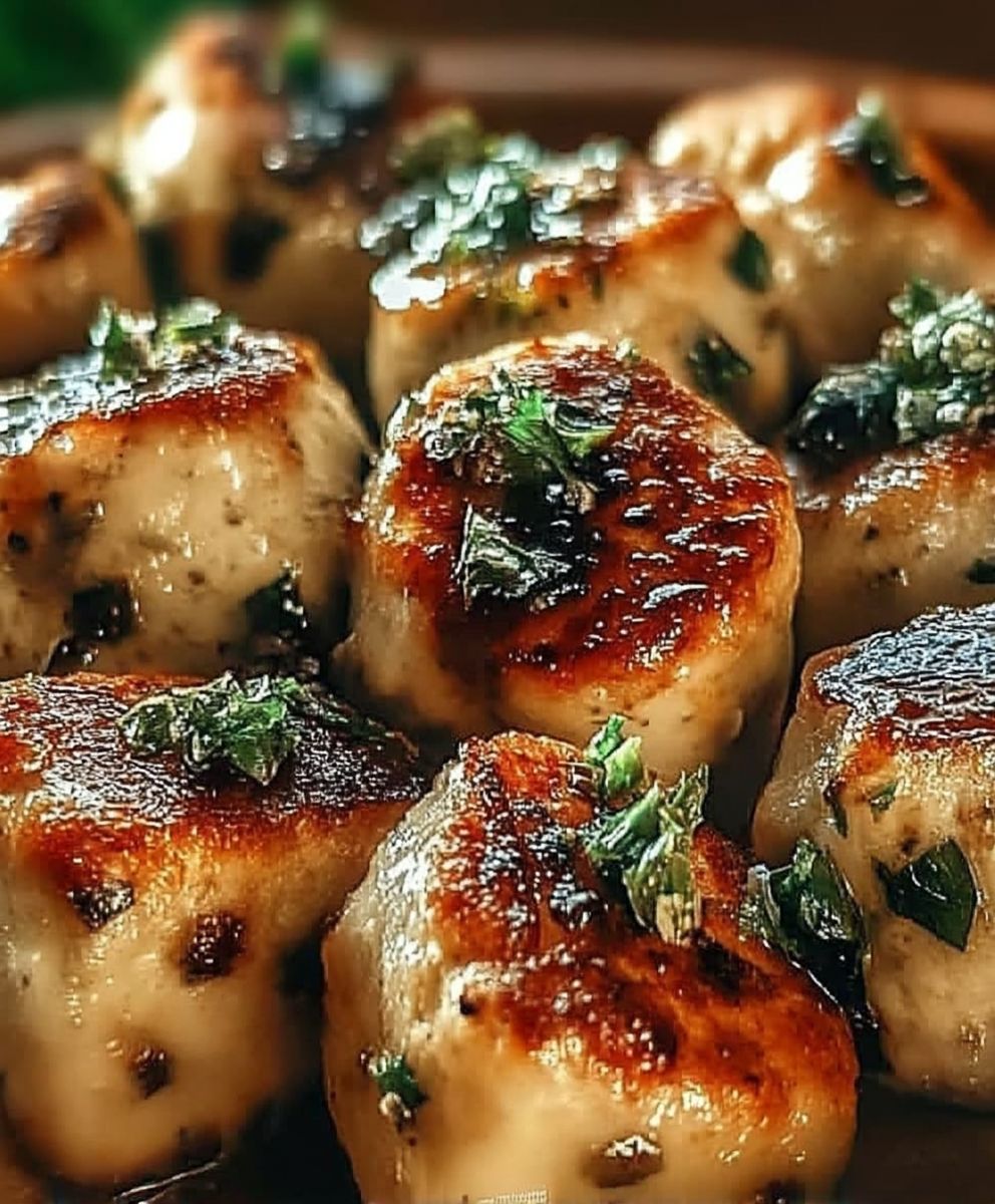 Knoblauchbutter Hähnchenbissen