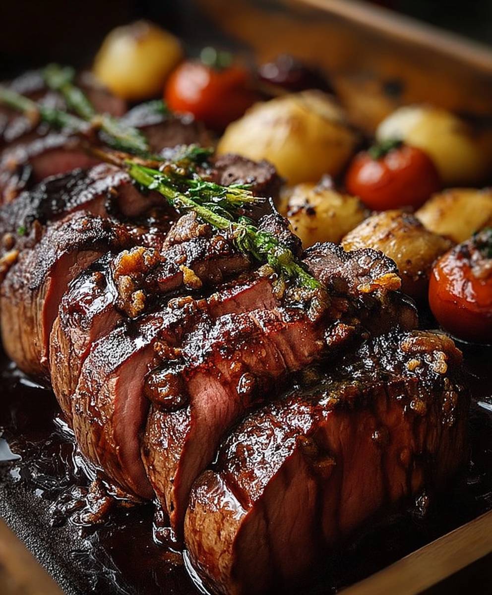 Gegrilltes Portweingeräuchertes Rindfleisch