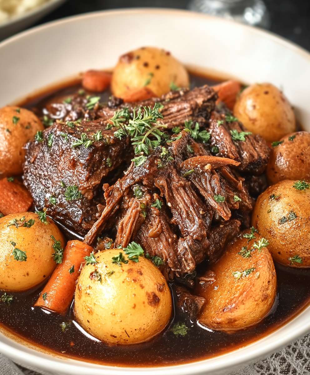 Mediterraner Schmorbraten Slow Cooker