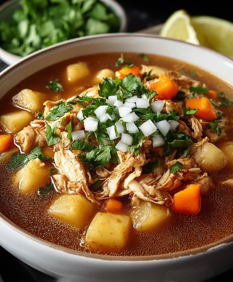 Hähnchen Posole Slow Cooker
