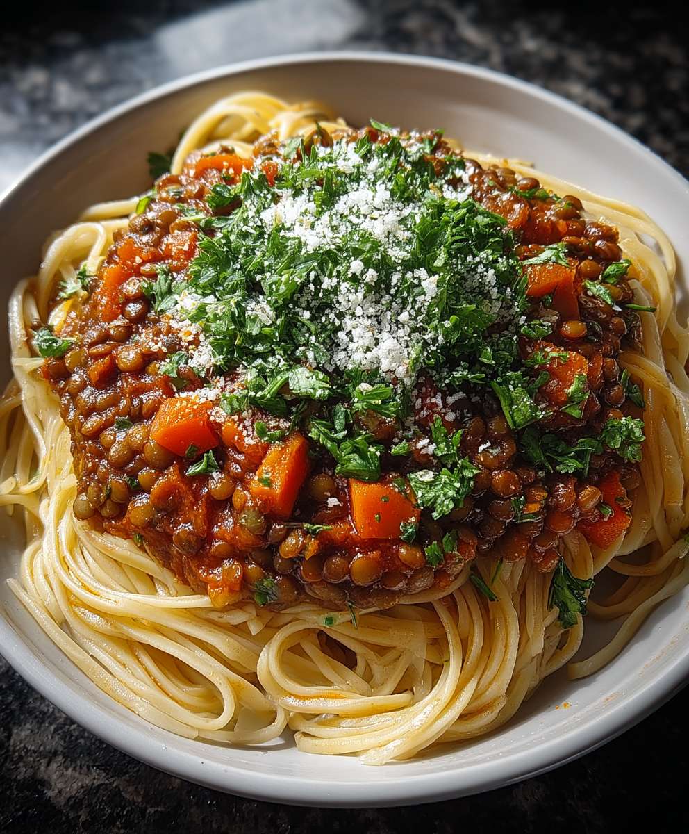 Linsen Bolognese klimafreundlich