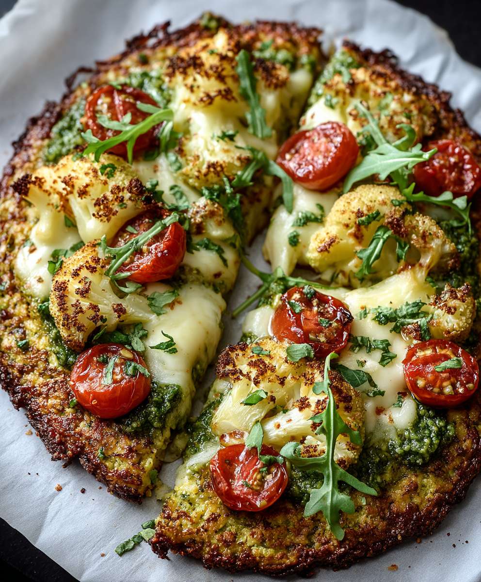 Blumenkohl Pizza Low Carb