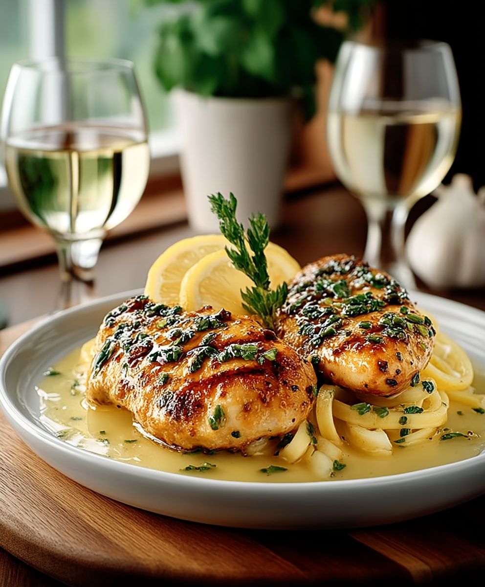 Zartes Zitronen Hähnchen