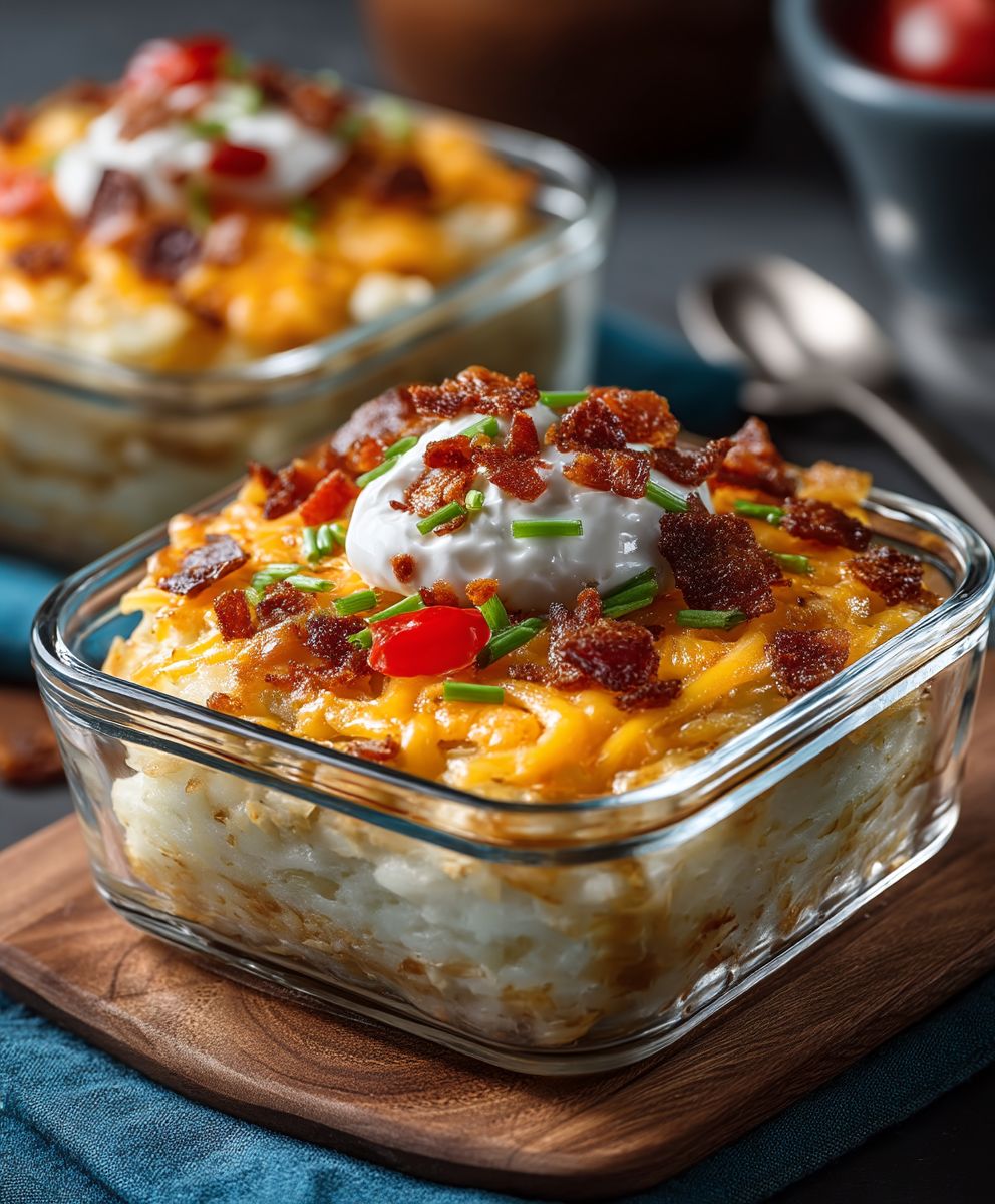 Käse Hash Brown Auflauf