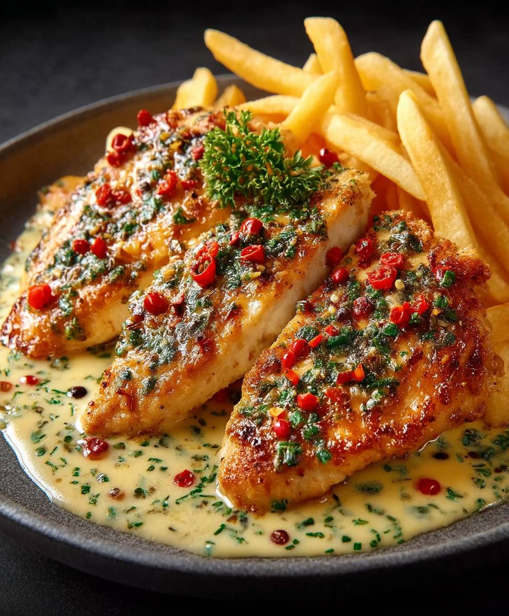 Knoblauch Parmesan Hähnchenfilet