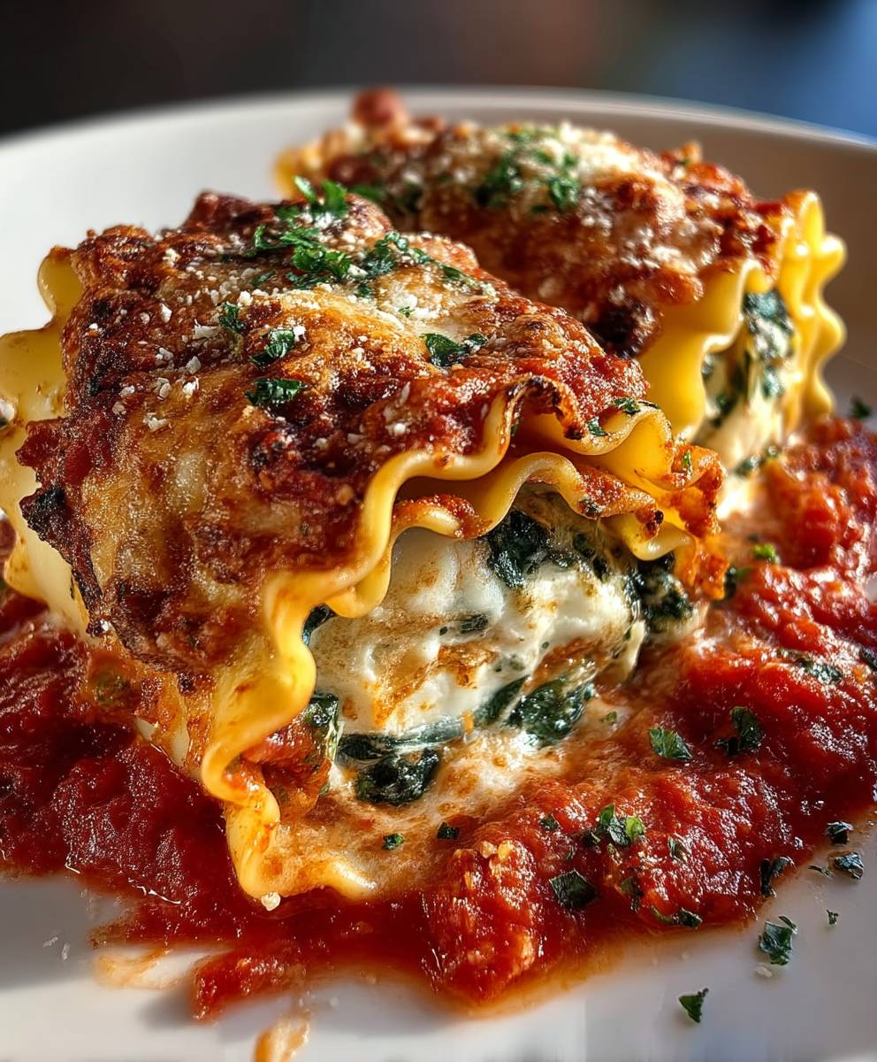 Lasagne Röllchen einfach zubereiten