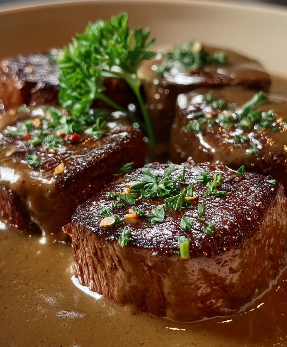 Rindfleisch Diane Cognac Sauce