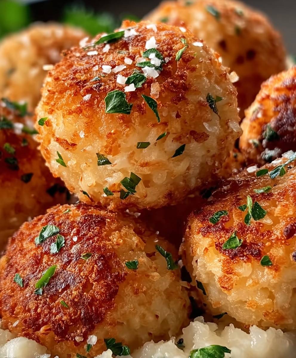 Heißluftfritteuse Reisfleischbällchen knusprig