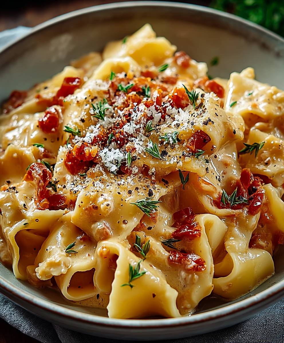 Vegane Pasta Sahnesauce