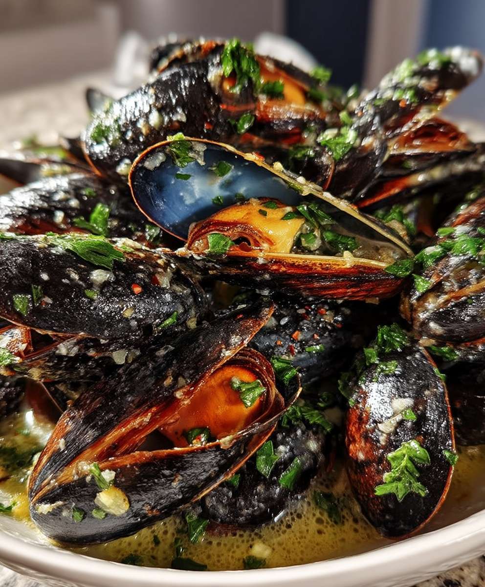 Knoblauchmuscheln schnell cremig zubereiten