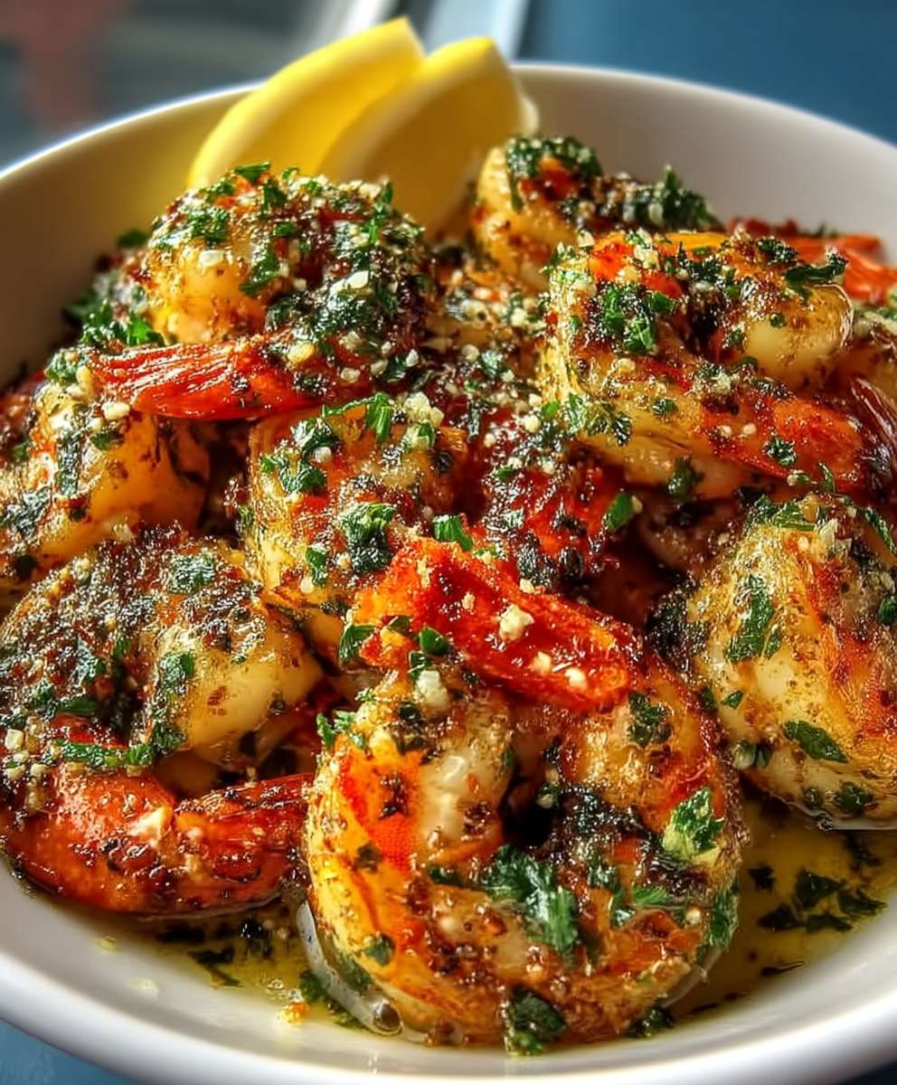 Knoblauchbutter Garnelen