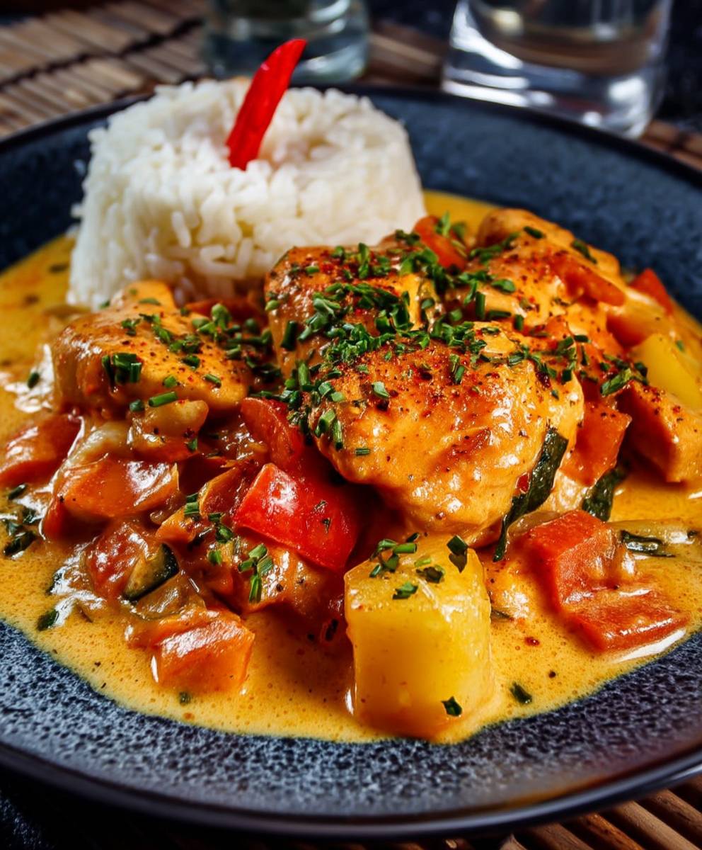 Paprika Sahne Hähnchen