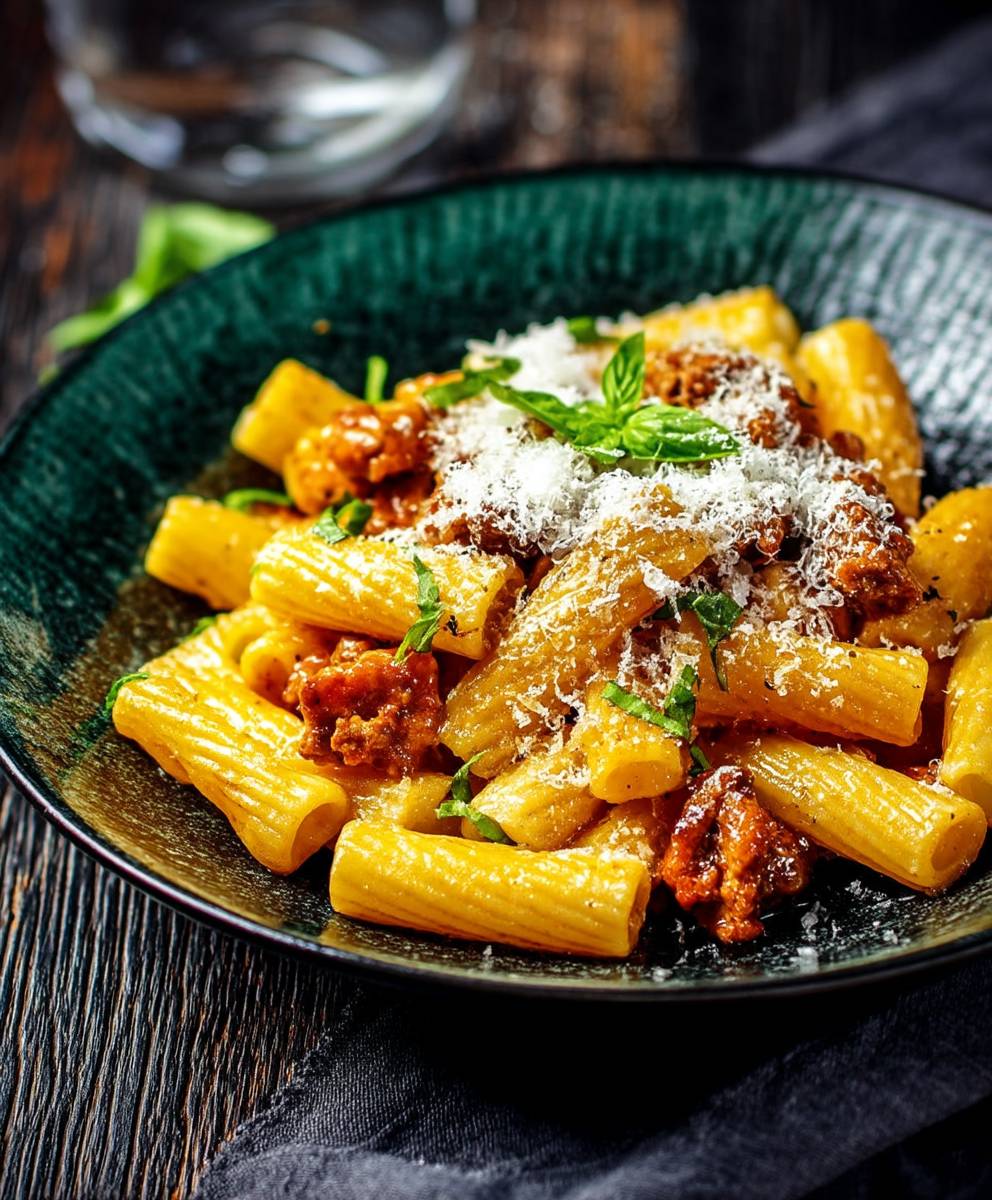 Rigatoni Mafiosi Italienisches Gericht