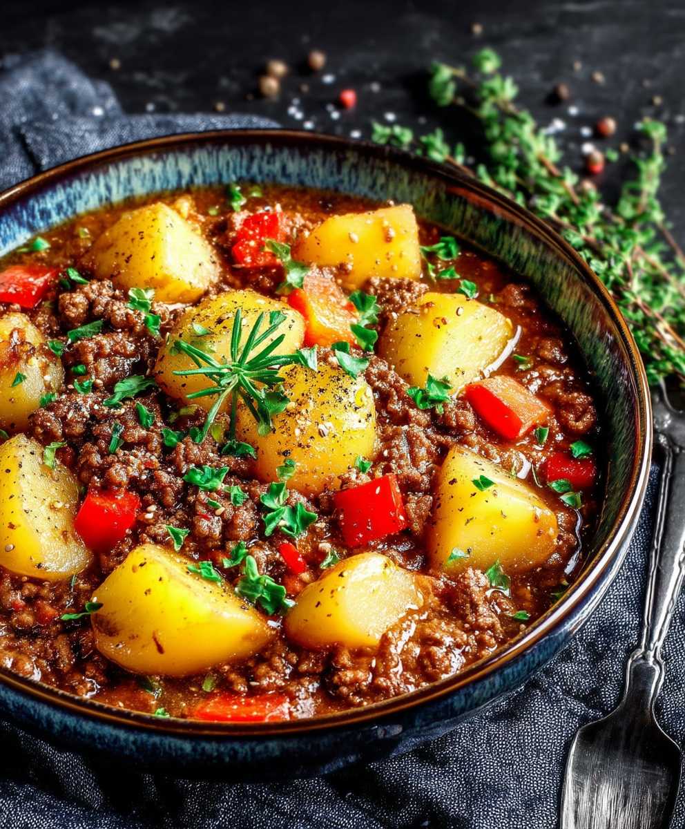 Bauerntopf Hackfleisch Kartoffeln